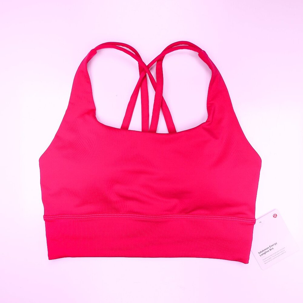 NWT Lululemon Energy Longline Bra Medium Support B–D Luxtreme Yoga MSRP $68.00